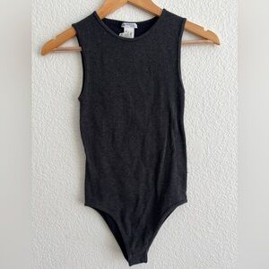 Zara Women’s charcoal Sleeveless bodysuit